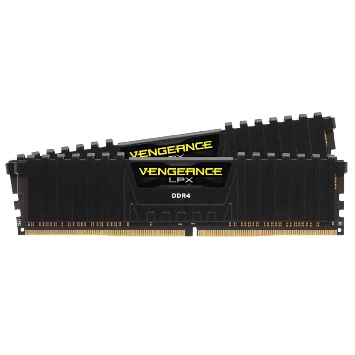 Memória DDR4 - 16GB (2x 8GB) / 3.200MHz - Corsair Vengeance LPX - CMK16GX4M2B3200C16 - Preto
