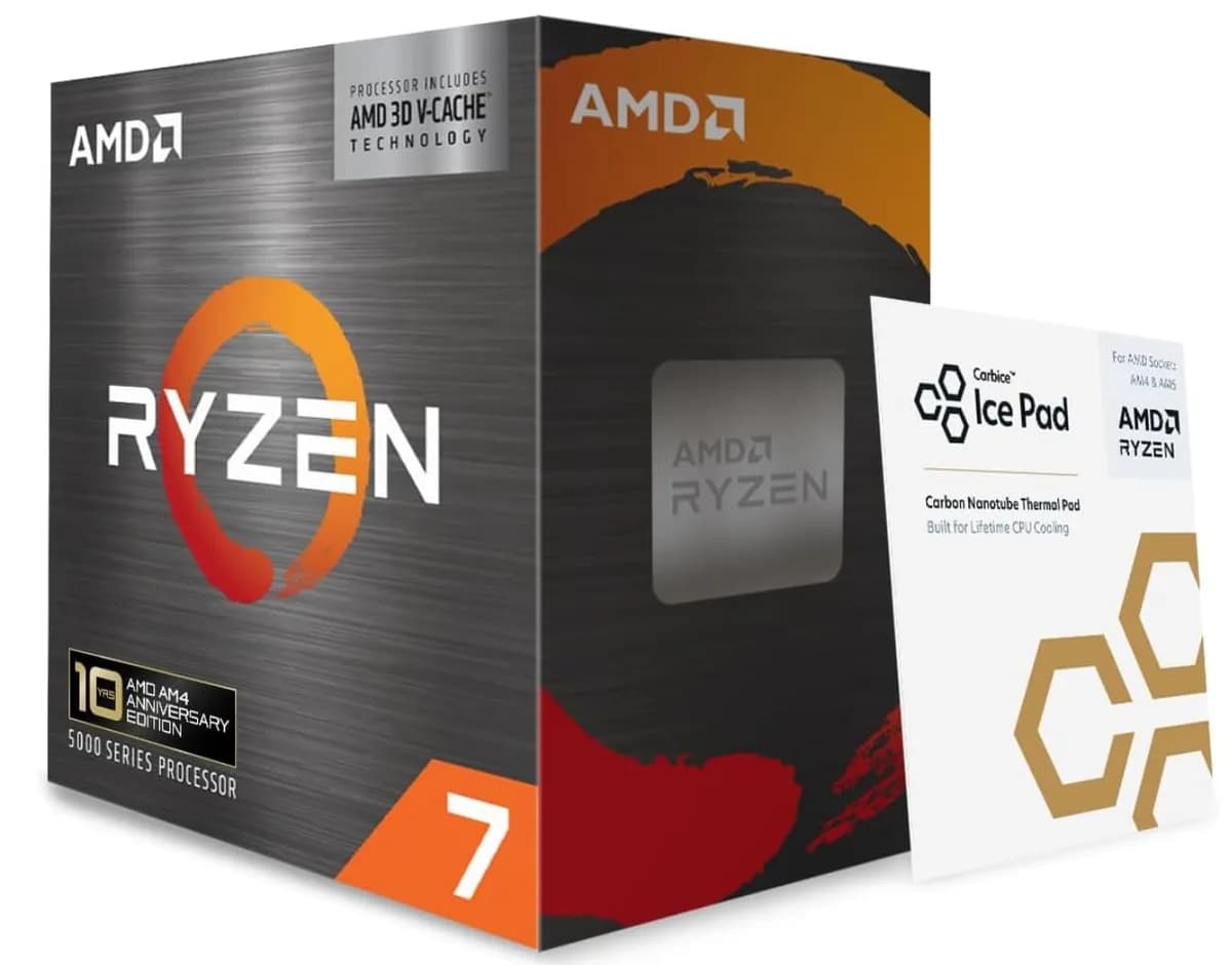 AMD Processador Ryzen 7 5800X3D de 8 núcleos e 16 threads para desktop com tecnologia AMD 3D V-Cache