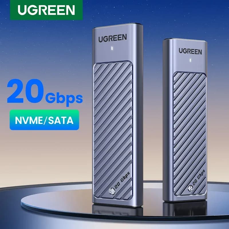 Ugreen Caixa M.2 NVMe SATA 20Gbps USB-C