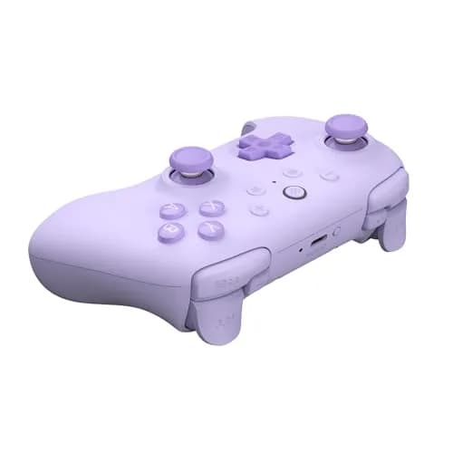 Controle sem fio 8BitDo Ultimate 2C para PC Windows e Android - 1000 Hz, joysticks Hall Effect, Roxo