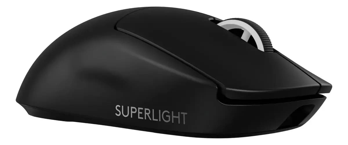 Mouse Gamer Sem Fio Logitech G PRO X SUPERLIGHT 2 LIGHTSPEED, Switch LIGHTFORCE, Sensor 44K DPI, 5 Botões Programáveis, Recarregável - Preto