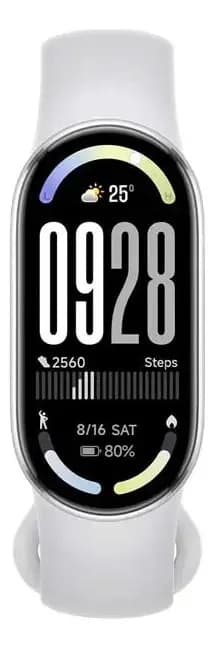 Xiaomi Smart Band 10 Silver - Amoled 1.72 1500 nits, bateria de 21 dias, mais de 150 esportes, natação de 5 atm