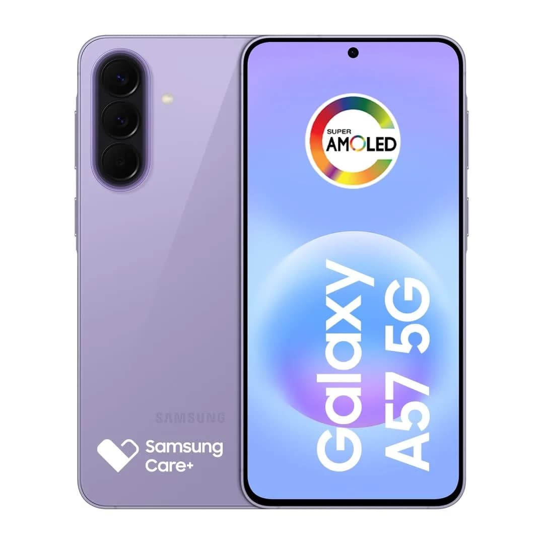 Celular Samsung Galaxy A57 5G 256GB, 8GB RAM, Câmera Tripla de até 50MP, Selfie de 12MP, Tela Super AMOLED 6.7", NFC, Recursos AI, IP68, Até 6 Atualizações de Android e Segurança (Lilás)