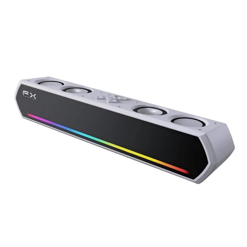Caixa de Som Bluetooth Potente Com 4 Alto Falantes 30W Soundbar PC Notebook TV