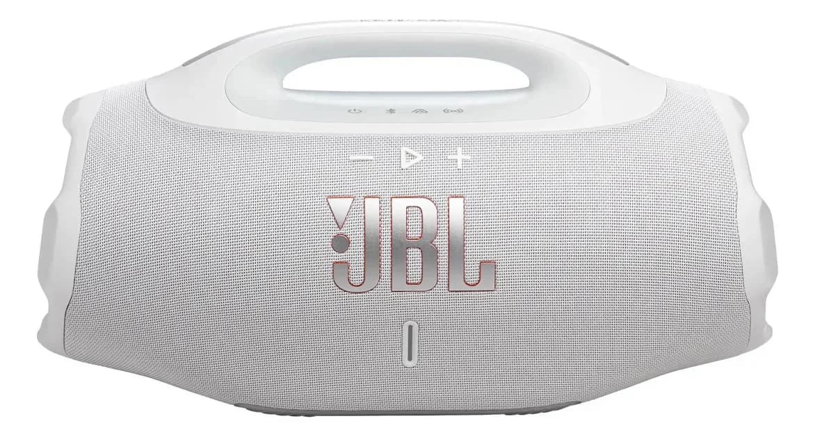 Caixa de Som Bluetooth À Prova D'água Boombox 4 JBL - Branca