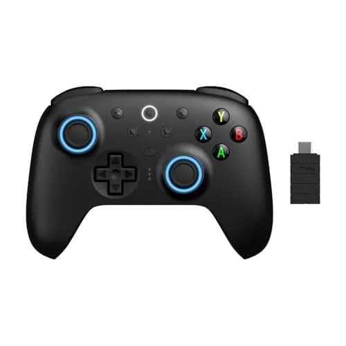 Controle sem fio 8BitDo Ultimate 2 para Windows e Android - joysticks TMR, Bluetooth e 2.4GHz, Preto