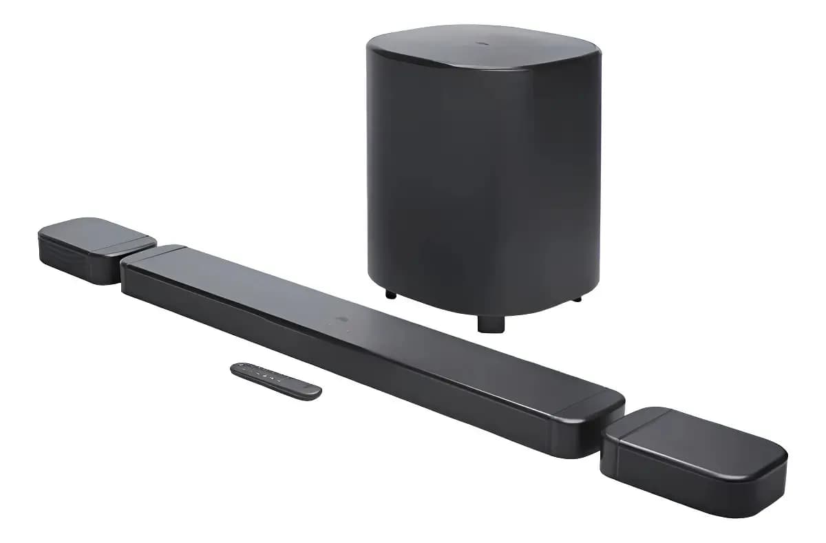 Barra de Som JBL BAR 800MK2 Bluetooth 7.1 Canais Dolby Atmos Com Graves Potentes – 390W RMS Preto