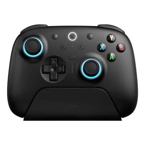 Controle sem fio 8BitDo Ultimate 2 para Windows e Android - joysticks TMR, Bluetooth e 2.4GHz, Preto