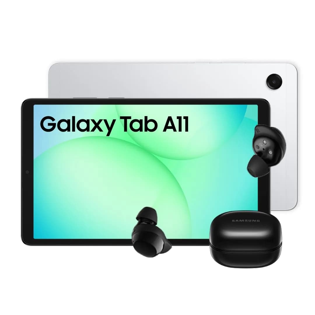 Tablet Samsung Galaxy TAB A11 +Samsung Galaxy Buds Core, Fone de Ouvido, sem fio, cancelamento de ruído, interprete inteligente