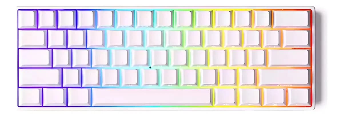 Teclado Magnético Akko Monsgeek 8000hz Fun60 Pro Branco Layout US rgb