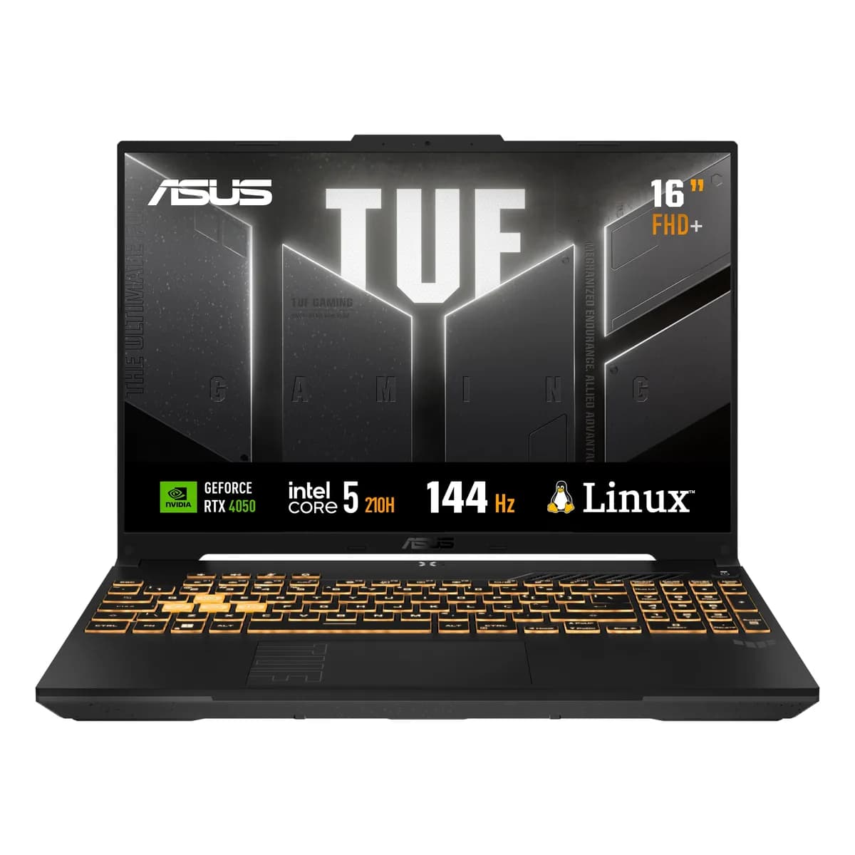 ASUS TUF Gaming F16 Intel Core 5, RTX 4050, 8 GB, 512 GB SSD, KeepOS,16.0'' FHD, Mecha Gray - FX607VU-RL054