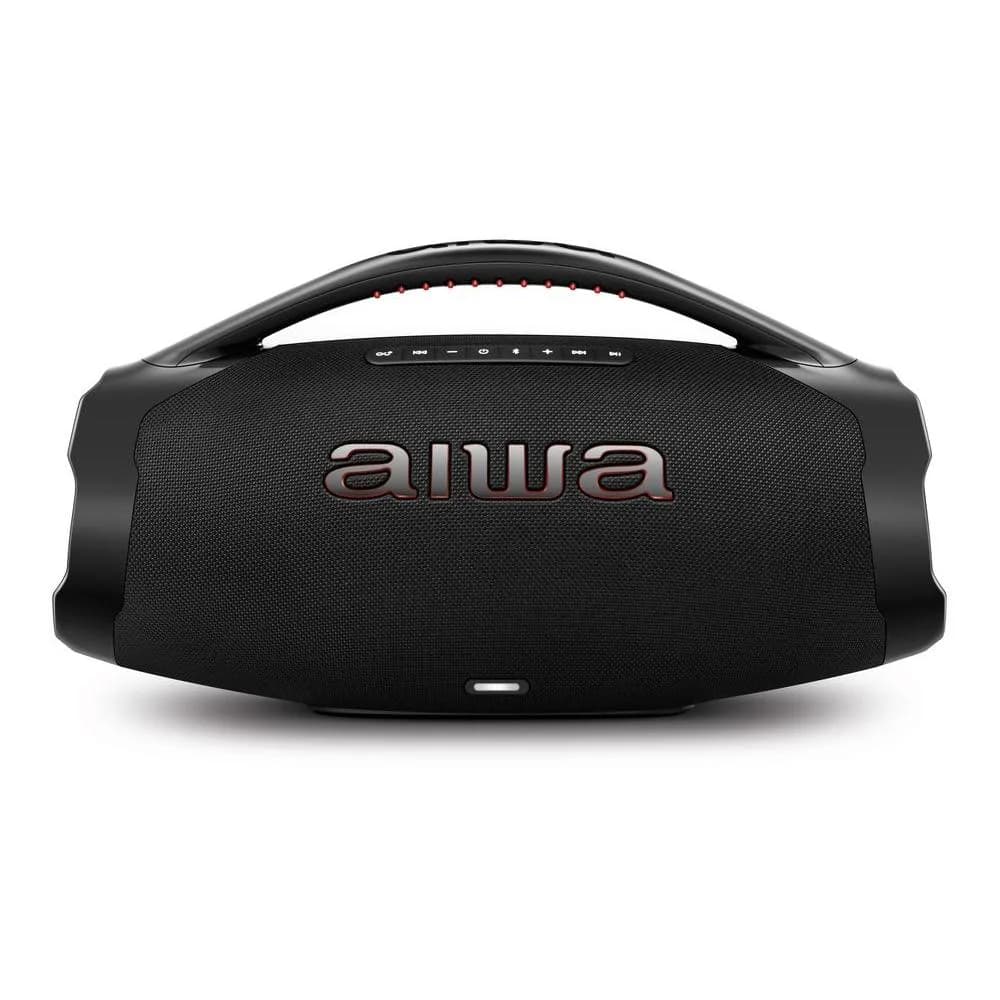 Caixa de Som Boombox AIWA - Bluetooth, 3 vias, IP66, AWS-BBS-01-B
