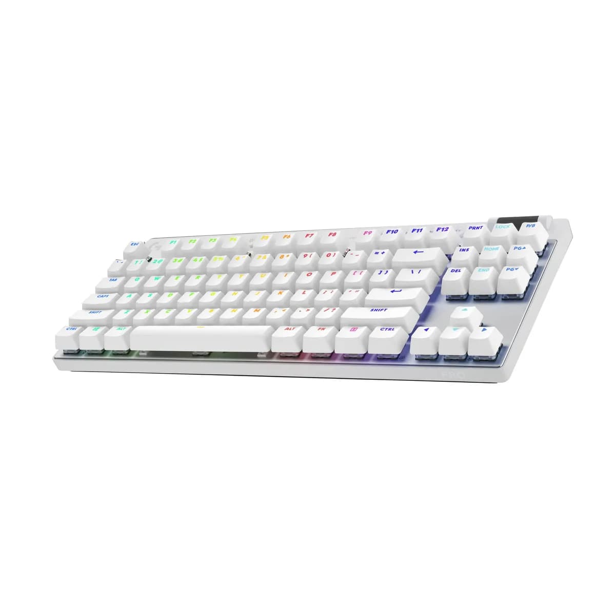 Teclado Gamer Sem Fio Logitech G PRO X com design TKL, Layout US, RGB LIGHTSYNC, Tecnologia LIGHTSPEED e Switch Exclusivo GX Brown Tactile - Branco