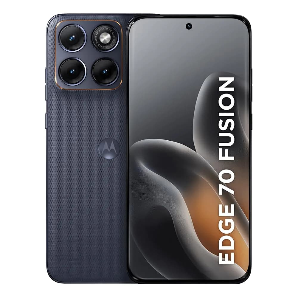 Smartphone Motorola Edge 70 Fusion 5G - 256GB 8GB RAM + 16GB RAM Boost, camera 50MP Sony Lytia 710, Tela 1.5K extreme Amoled 144hz - Grafite