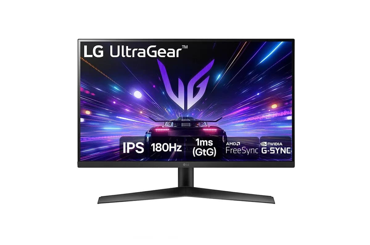 Monitor Gamer LG UltraGear 27” 27GS60F-B IPS Full HD 180Hz 1ms (GtG) NVIDIA® G-SYNC® AMD FreeSync™ HDR10 sRGB 99% HDMI DisplayPort
