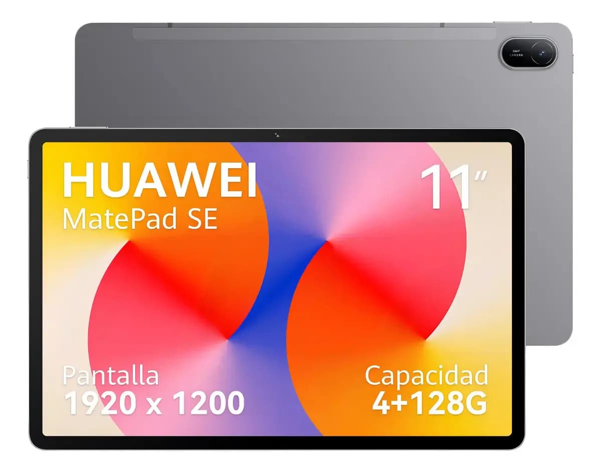 HUAWEI MatePad SE 11 4GB+128GB Tablet,FullView Display,Bateria de grande capacidade,Cantinho das Crianças,Design de Corpo Único em Metal,Superbateria de 7700 mAh + 22.5W,Cinza Nebula