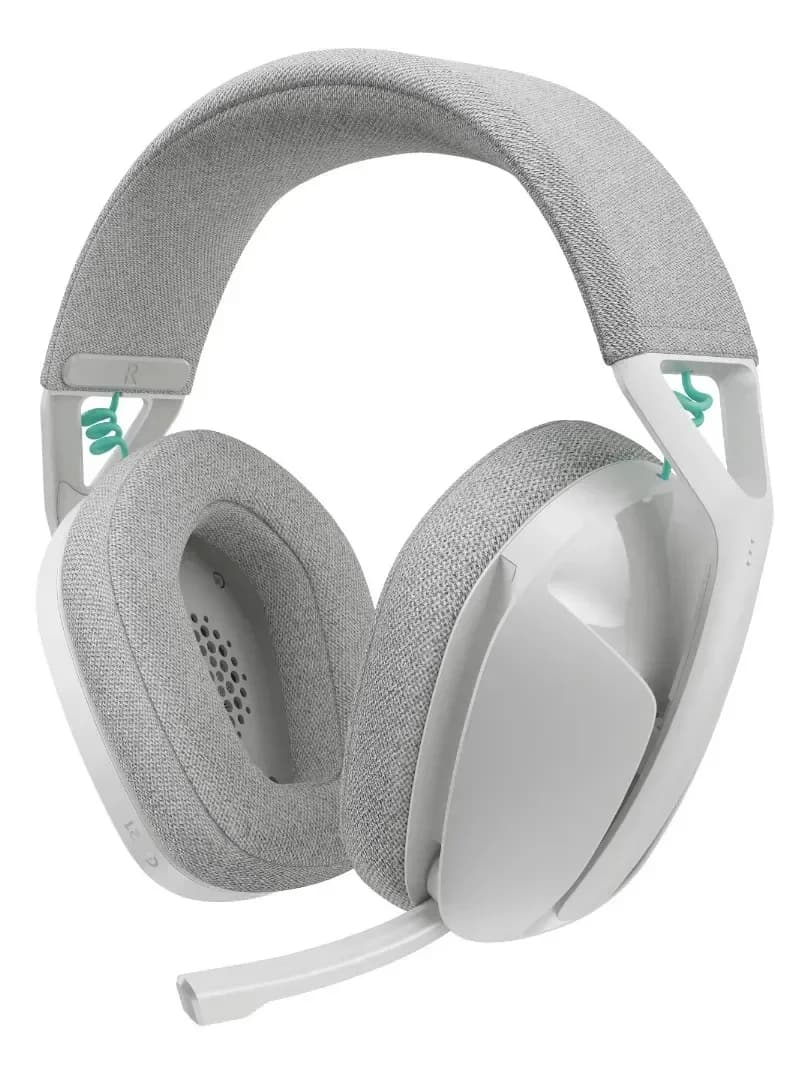 Headset Gamer Sem Fio Logitech G321 LIGHTSPEED/Bluetooth, bateria durável, Compatível com PC/PS4/PS5/Nintendo Switch/Smartphone - Branco