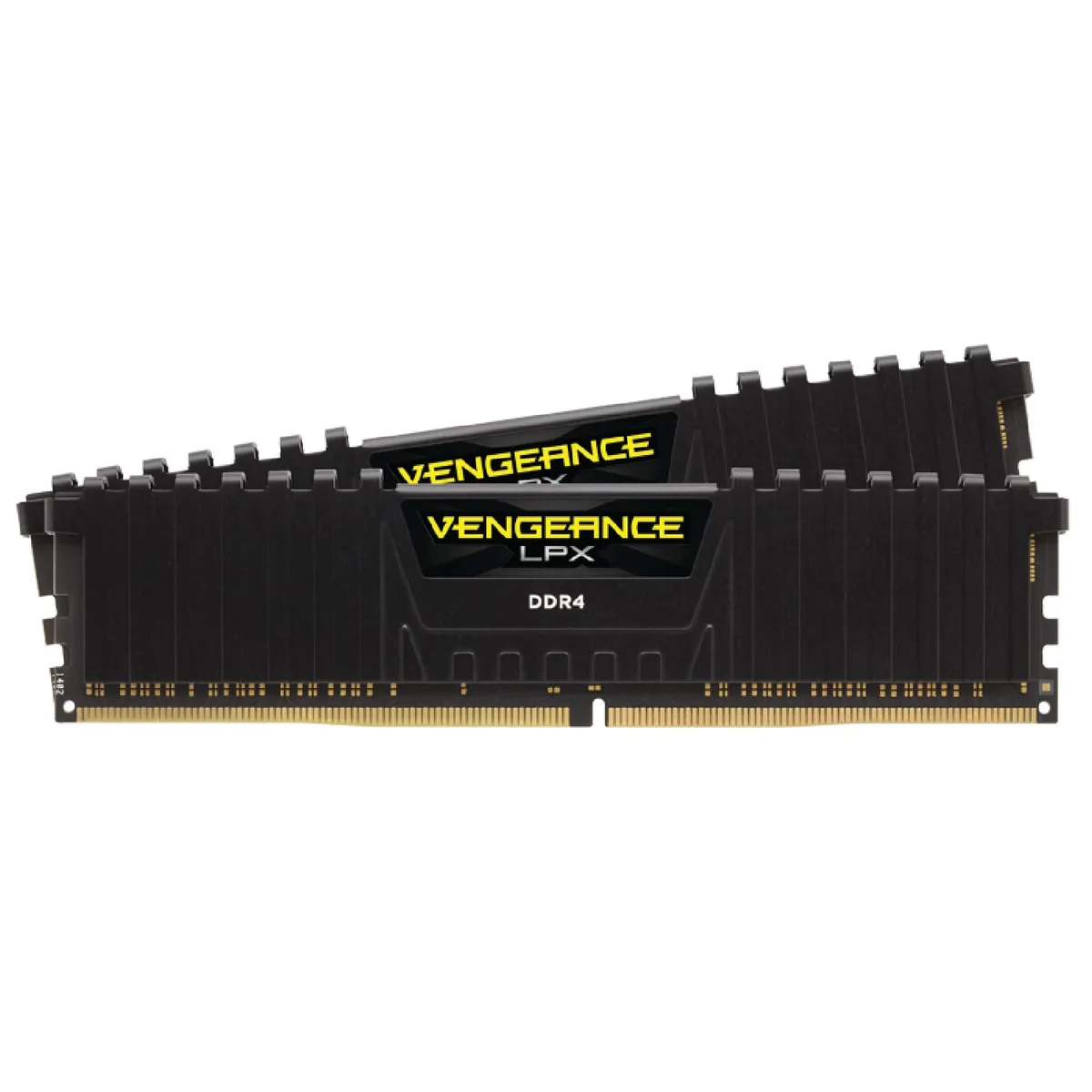 Memória DDR4 - 16GB (2x 8GB) / 3.200MHz - Corsair Vengeance LPX - CMK16GX4M2B3200C16 - Preto