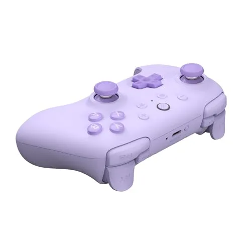 Controle sem fio 8BitDo Ultimate 2C para PC Windows e Android - 1000 Hz, joysticks Hall Effect, Roxo