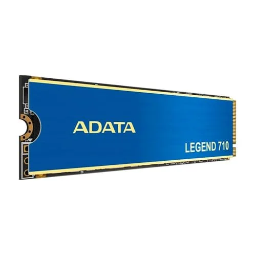SSD Adata Legend 710 512GB NVMe M.2 2280 (Leitura até 2400MB/s e Gravação até 1600MB/s)