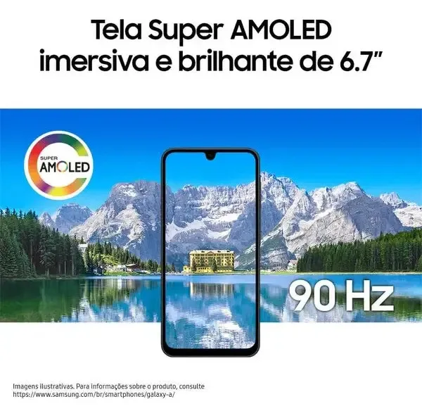 Celular Samsung Galaxy A17 Com Ia, 256gb, 8gb Ram, Câm De 50mp, Tela De 6.7 , Nfc, Ip54 - Azul