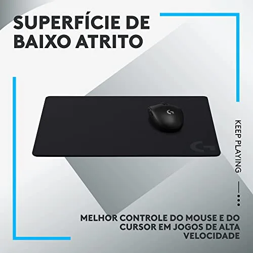 Mouse Pad com Base Antiderrapante Logitech G440 Otimizado para Jogos e com Superfície de Baixo Atrito
