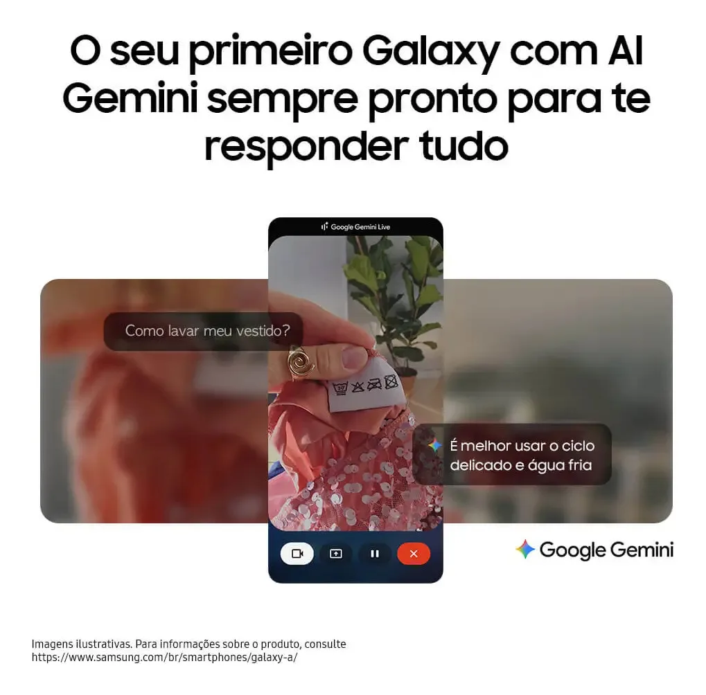 Celular Samsung Galaxy A17 Com Ia, 128gb, 4gb Ram, Câm De 50mp, Tela De 6.7 , Nfc, Ip54 - Preto