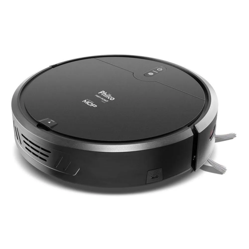Philco Aspirador Robô 3 em 1 Com MOP PAS23 Preto Bivolt Anticolisão