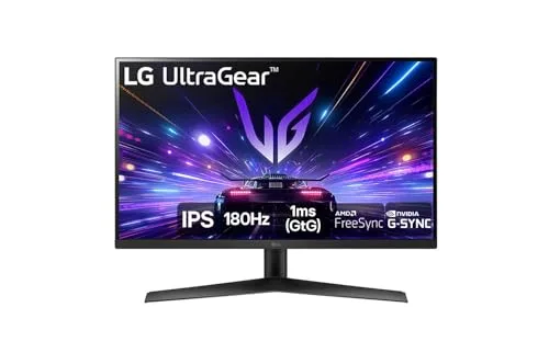 Monitor Gamer LG UltraGear 27” 27GS60F-B IPS Full HD 180Hz 1ms (GtG) NVIDIA® G-SYNC® AMD FreeSync™ HDR10 sRGB 99% HDMI DisplayPort