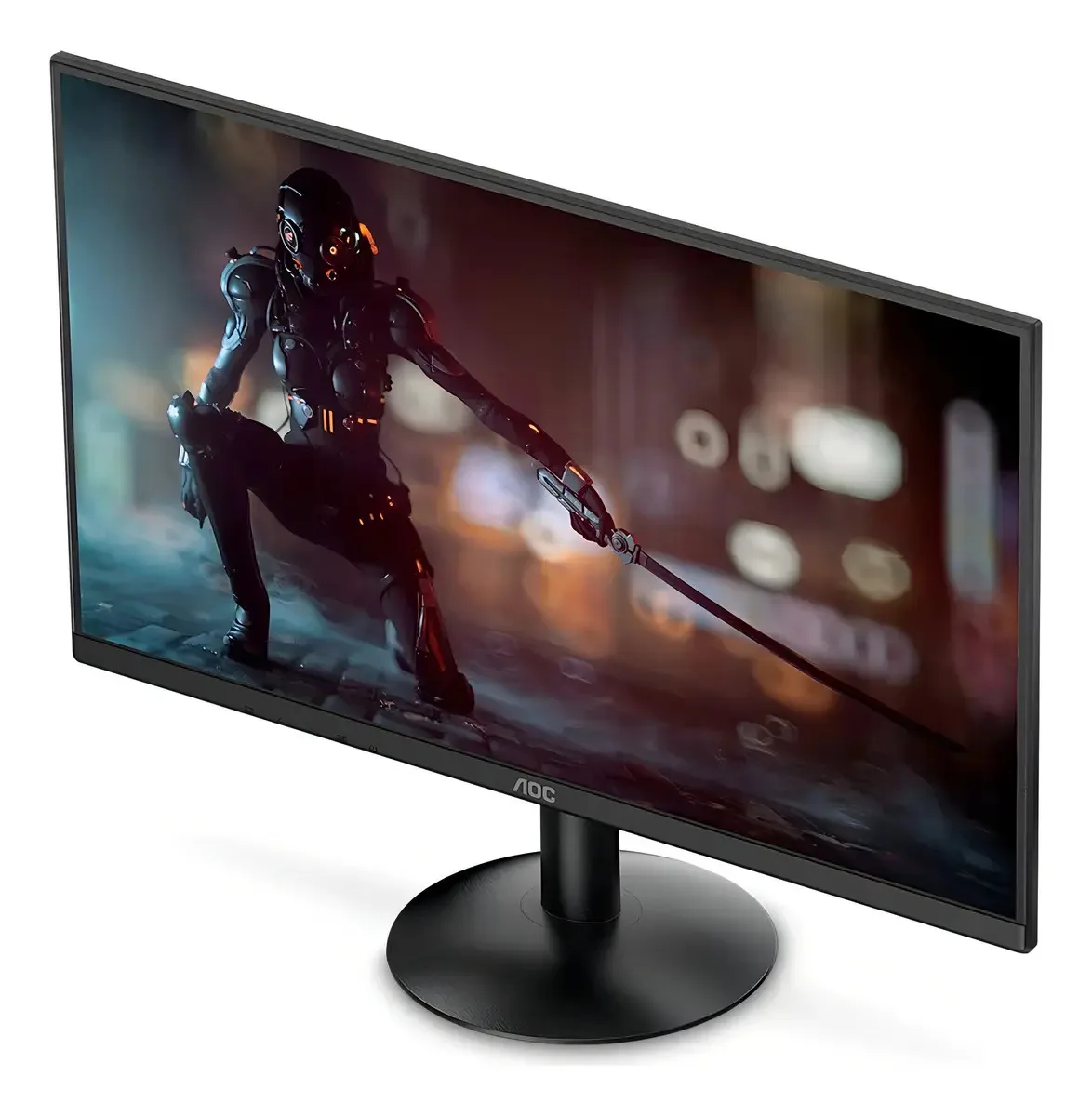 Monitor gamer Aoc Série B30 21.5'' Full Hd Gaming 120hz 1ms 22b30hm23 cor preto