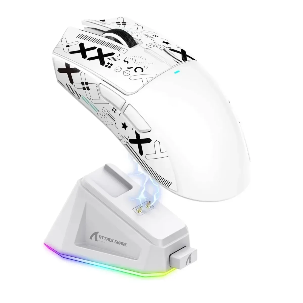 2025nova venda quente x11 mouse gamer sem fio com doca de carregamento pixart paw3311 sensor de jogos, mouse sem fio bt/2.4g