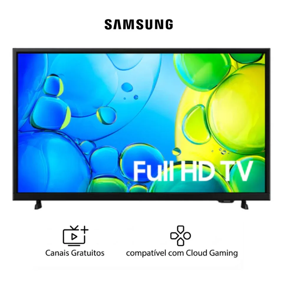 Samsung Smart TV 43 Polegadas FHD Modelo Ls43f6000fgxzd Xbox Cloud Gaming Com Canais Gratuitos