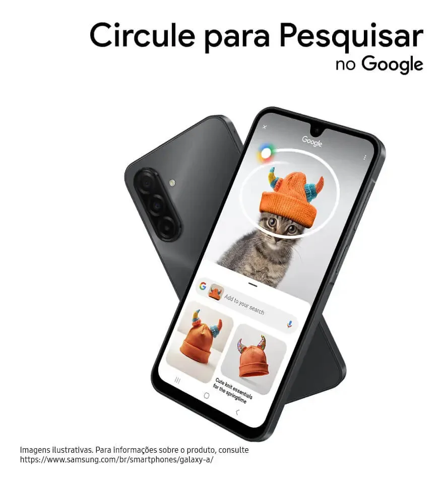 Celular Samsung Galaxy A17 Com Ia, 128gb, 4gb Ram, Câm De 50mp, Tela De 6.7 , Nfc, Ip54 - Preto