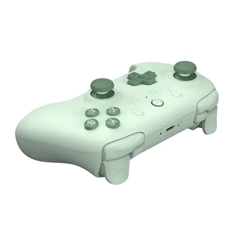 Controle sem fio 8BitDo Ultimate 2C Bluetooth para PC e Android - Verde, joysticks Hall Effect, 81HD02