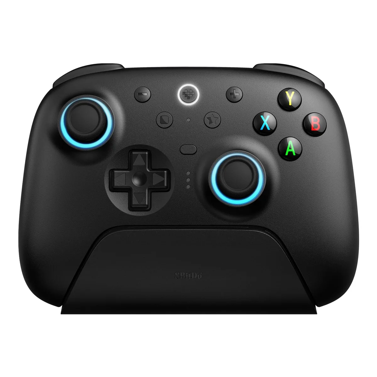 Controle sem fio 8BitDo Ultimate 2 para Windows e Android - joysticks TMR, Bluetooth e 2.4GHz, Preto