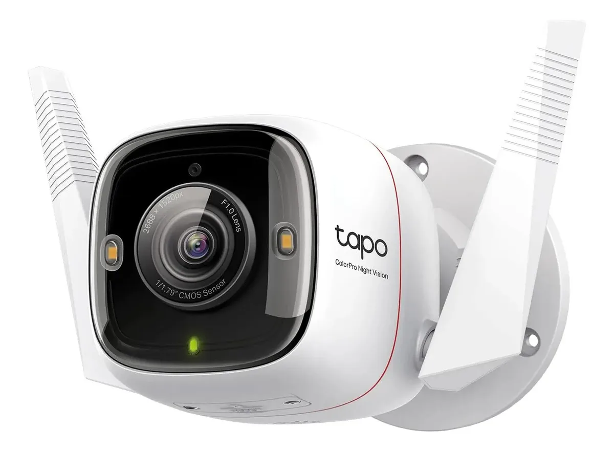 Camara Exterior Wi-fi Tp-link Colorpro 2k Qhd Nocturna White