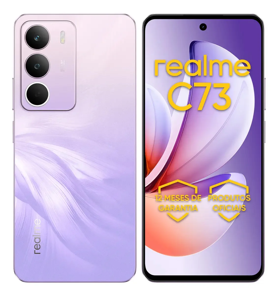 Celular Smartphone Realme C73 256gb 8gb Ram Dual Sim 120hz 6 Ah Violeta