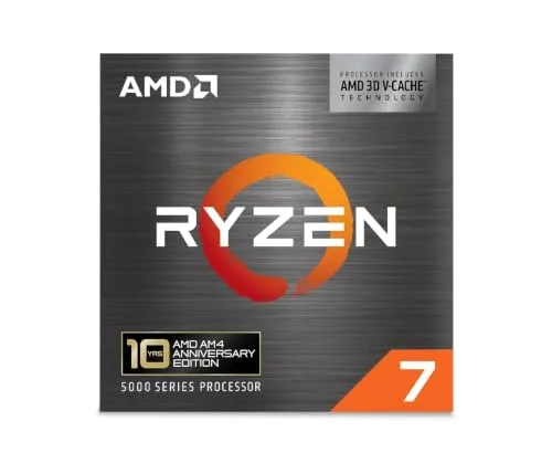 AMD Processador Ryzen 7 5800X3D de 8 núcleos e 16 threads para desktop com tecnologia AMD 3D V-Cache
