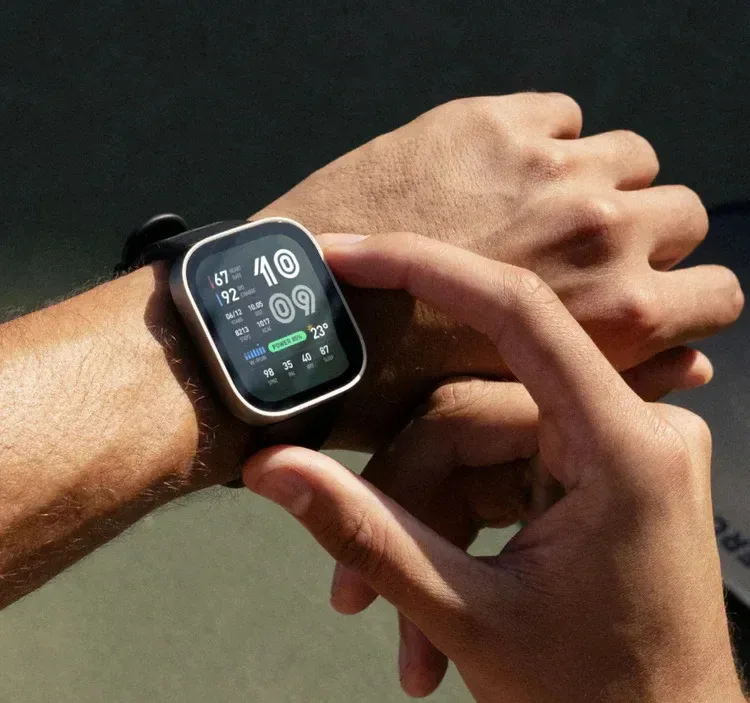 Smartwatch Amazfit Bip Max Gps Amoled Mapas Off Preto Prata