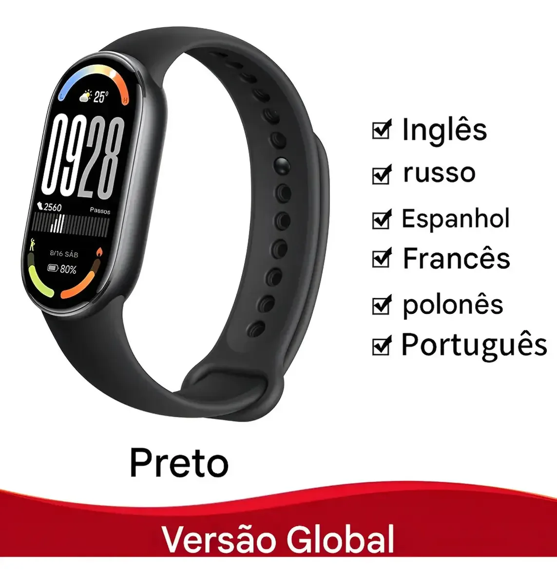 Smartwatch Xiaomi Smart band 10 1.72 " 44.6 mm