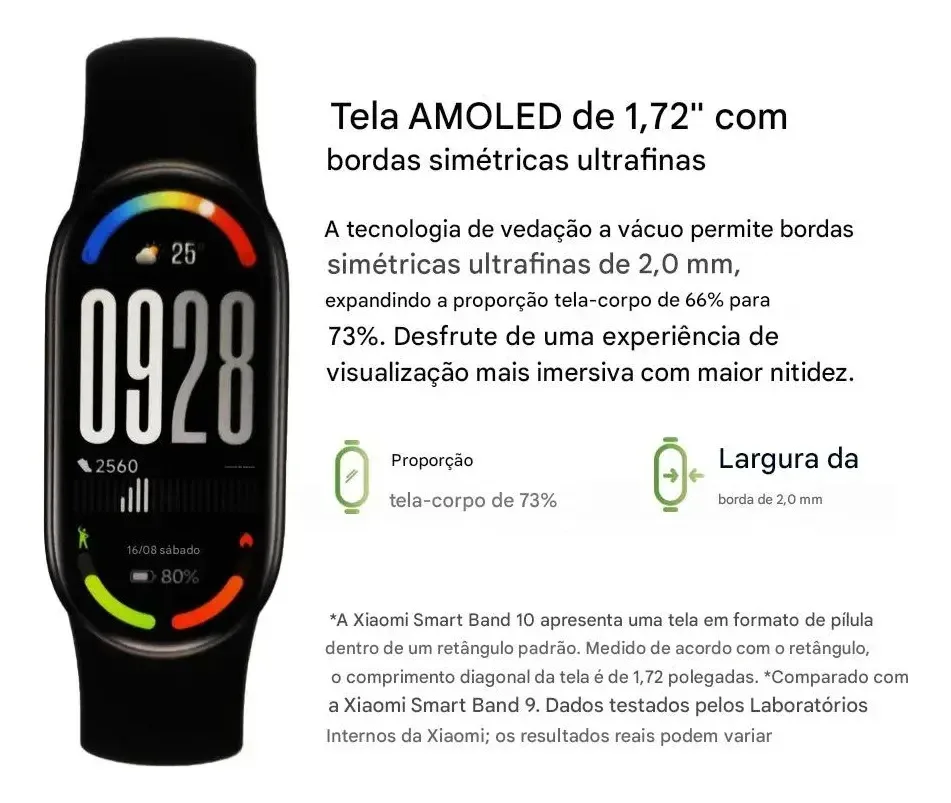 Smartwatch Xiaomi Smart band 10 1.72 " 44.6 mm