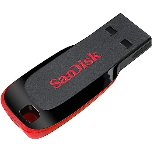 Pen Drive Cruzer Blade, SanDisk, 64GB, SDCZ60-064G-B35, Preto