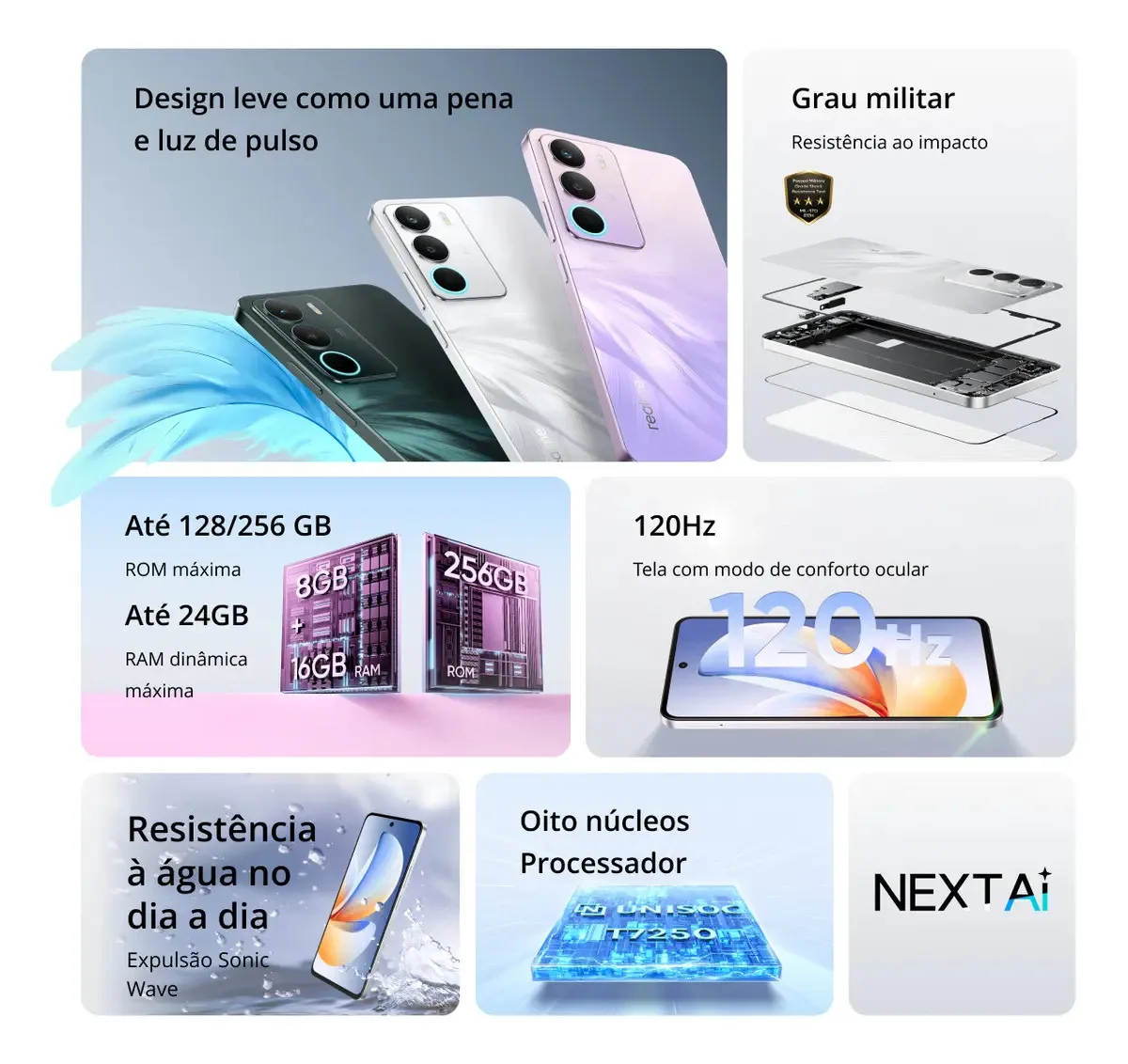 Celular Smartphone Realme C73 128gb 4gb Ram Dual Sim 120hz 6000mAh Violeta