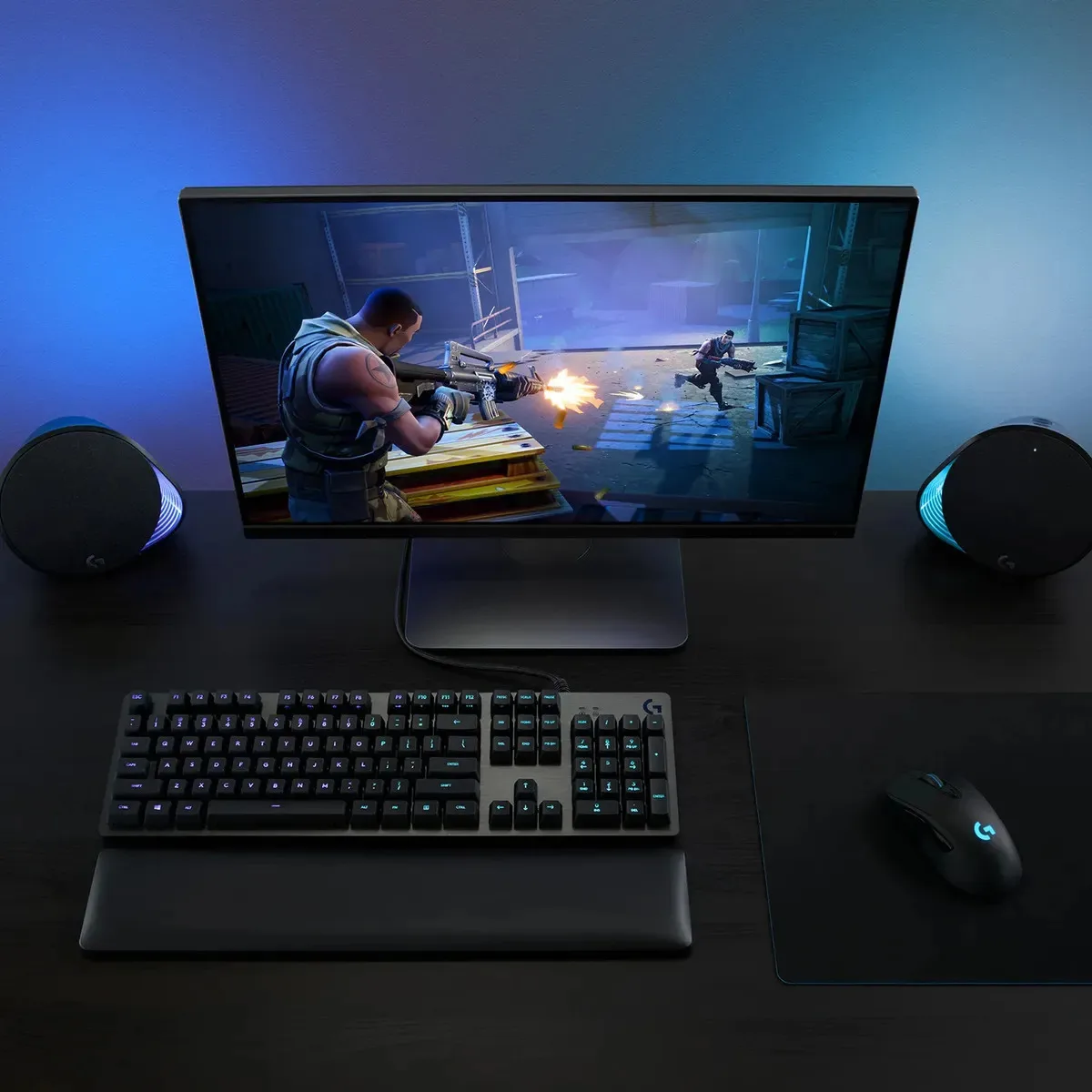 Mouse Gamer Sem Fio Logitech G703 LIGHTSPEED RGB LIGHTSYNC, 6 Botões Programáveis, Sensor HERO 25K, Recarregável, Compatível POWERPLAY