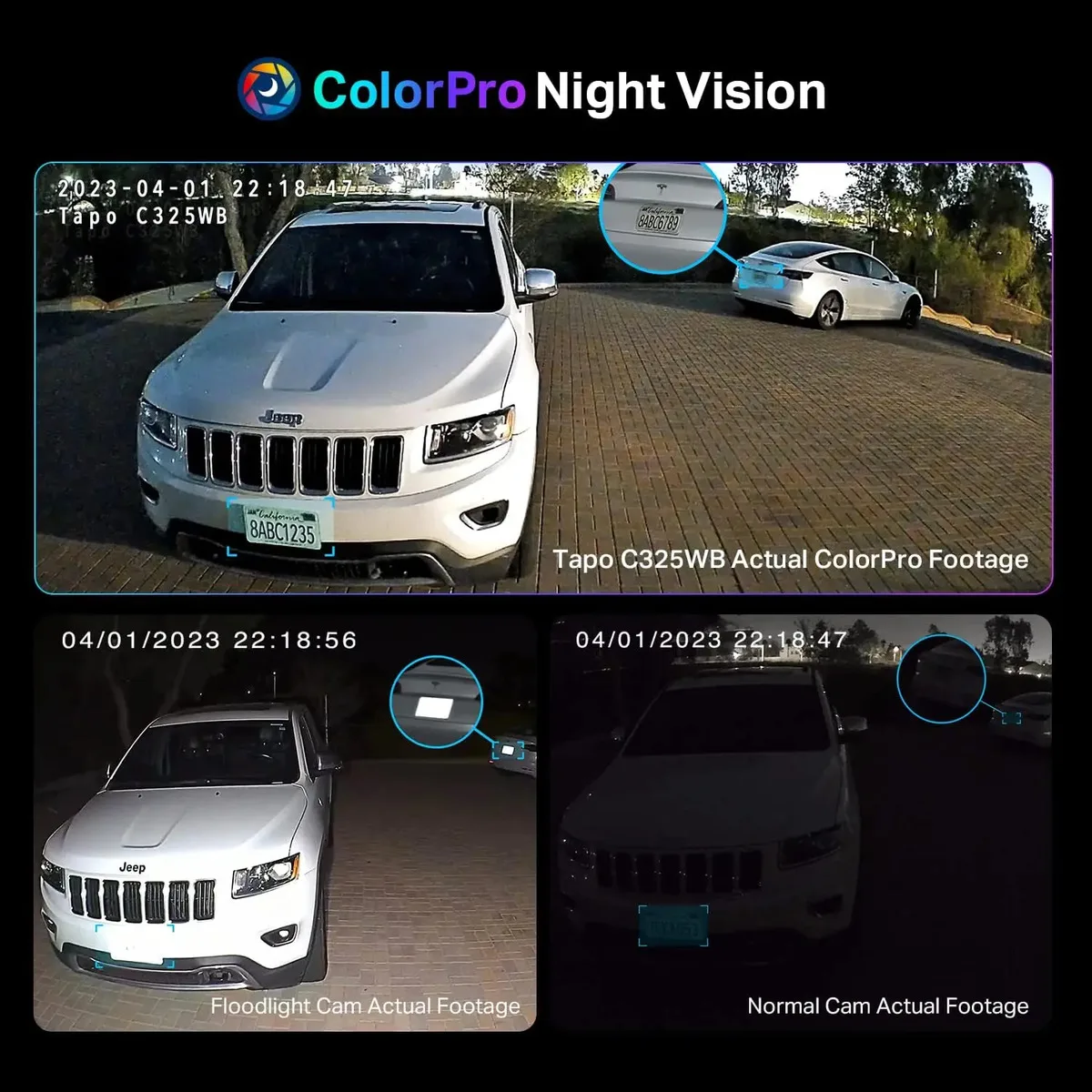 Camara Exterior Wi-fi Tp-link Colorpro 2k Qhd Nocturna White