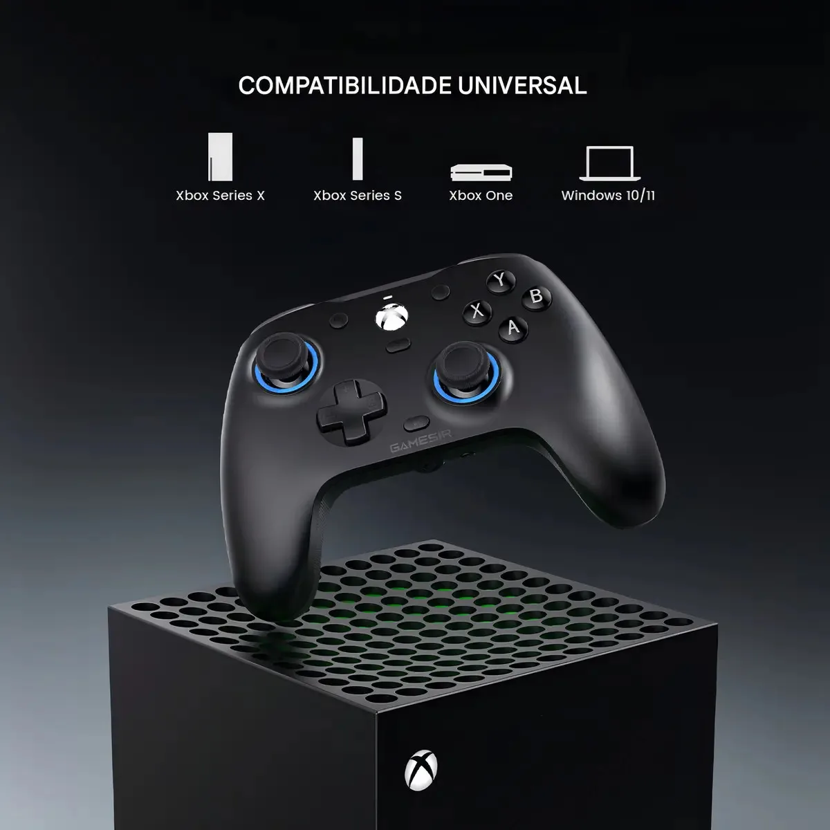 Controle GameSir G7 SE com Fio para Xbox One Series S X PC Hall Effect Botões Mecânicos Cor Preto