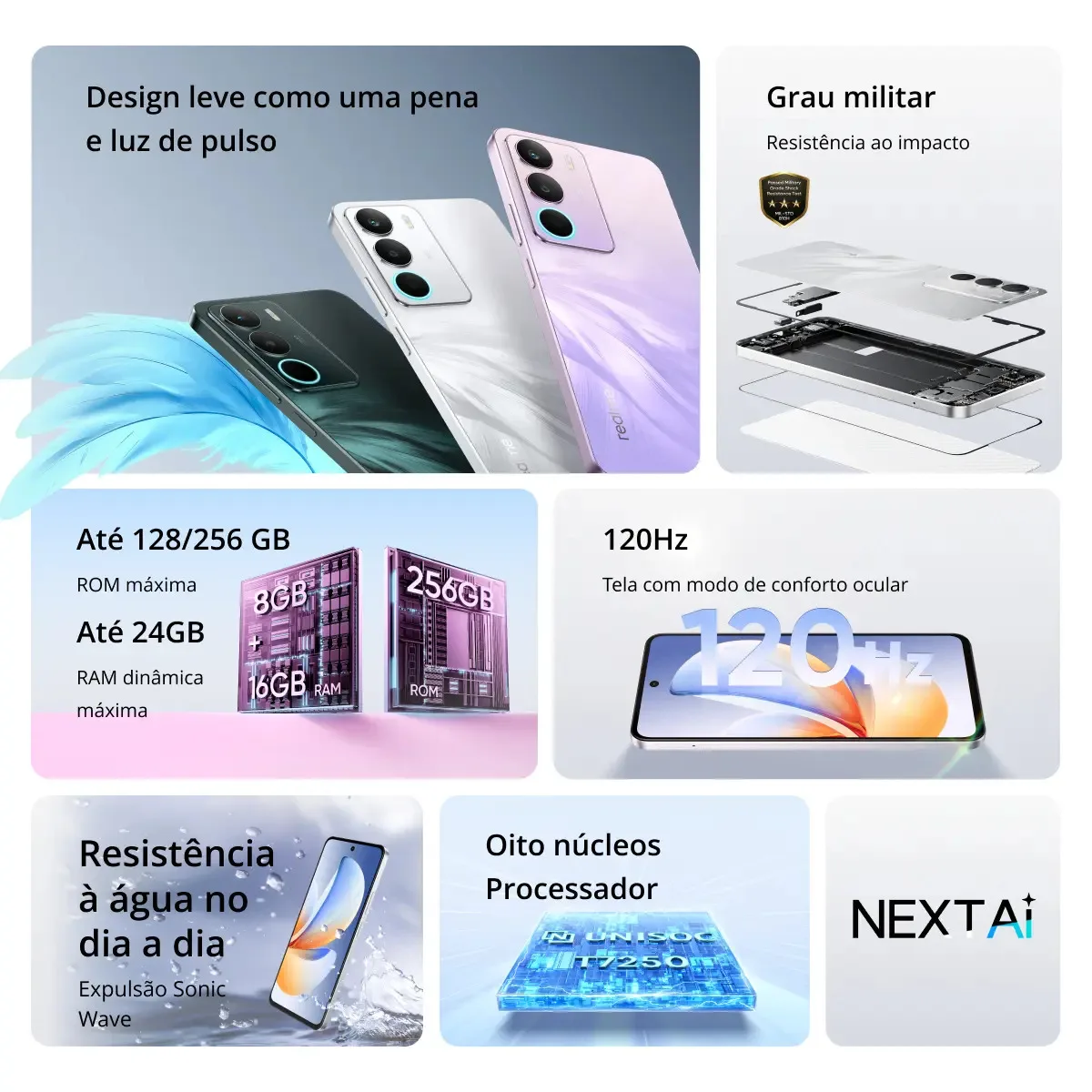 Celular Smartphone Realme C73 256gb 8gb Ram Dual Sim 120hz 6 Ah Violeta