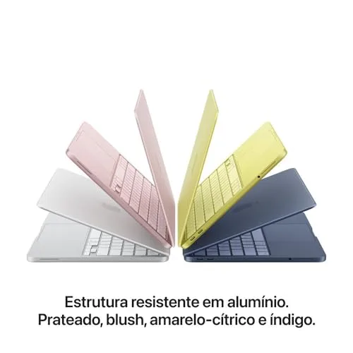 Apple 2026 MacBook Neo (de 13 pol., chip A16 Pro, pensado para IA e Apple Intelligence, tela Liquid Retina, 8 GB de memória unificada, SSD de 512 GB, câmera FaceTime HD de 1080p e Touch ID); Indigo