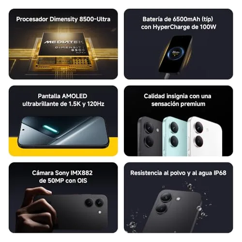 Smartphone Xiaomi Poco X8 Pro 256GB / 8GB Ram (Preto)