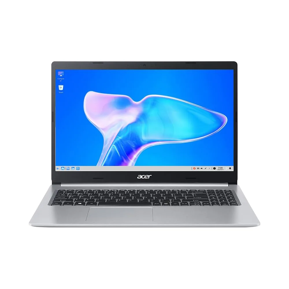Acer Notebook Aspire 5 AMD Ryzen 5 5500U 16GB SSD 512GB 15.6" Full HD Linux Preto Alimentação CA Compatível c/ Mouse USB - A515-45-R478